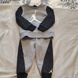 Jordan Gray and Black Kids' Tracksuit